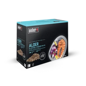 Weber természetes keményfa pellet, éger, 8 kg