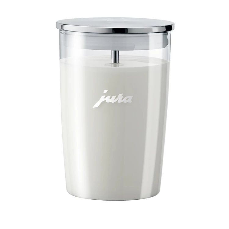 Jura üveg tejtartó