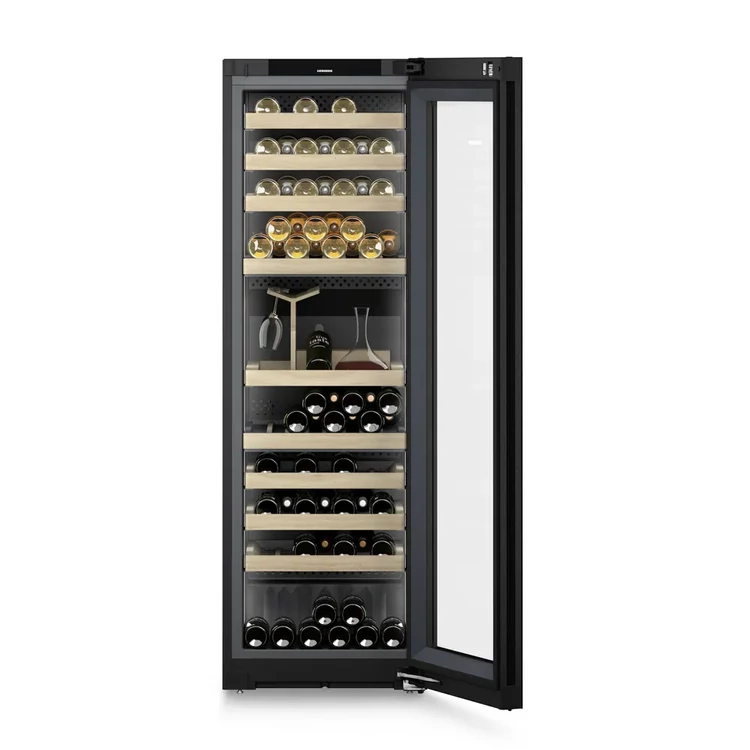 Liebherr WPgbi 5283-20 Vinidor Selection fekete egyajtós szabadonálló bortemperáló szekrény