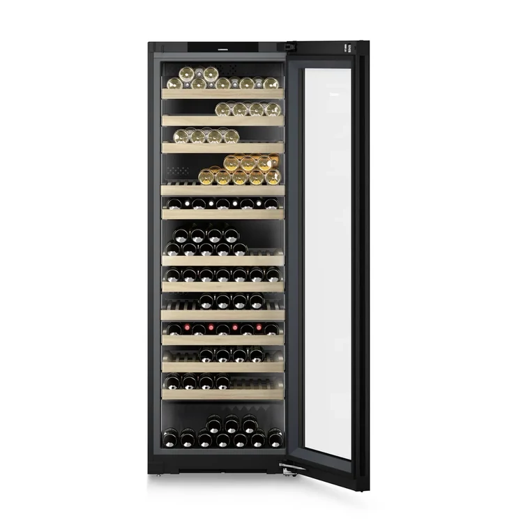 Liebherr WPgbi 7473-20 Vinidor Selection fekete egyajtós szabadonálló bortemperáló szekrény