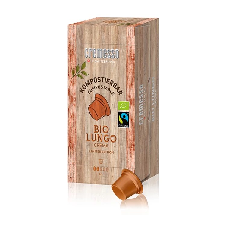 Cremesso kávékapszula Bio Lungo Crema