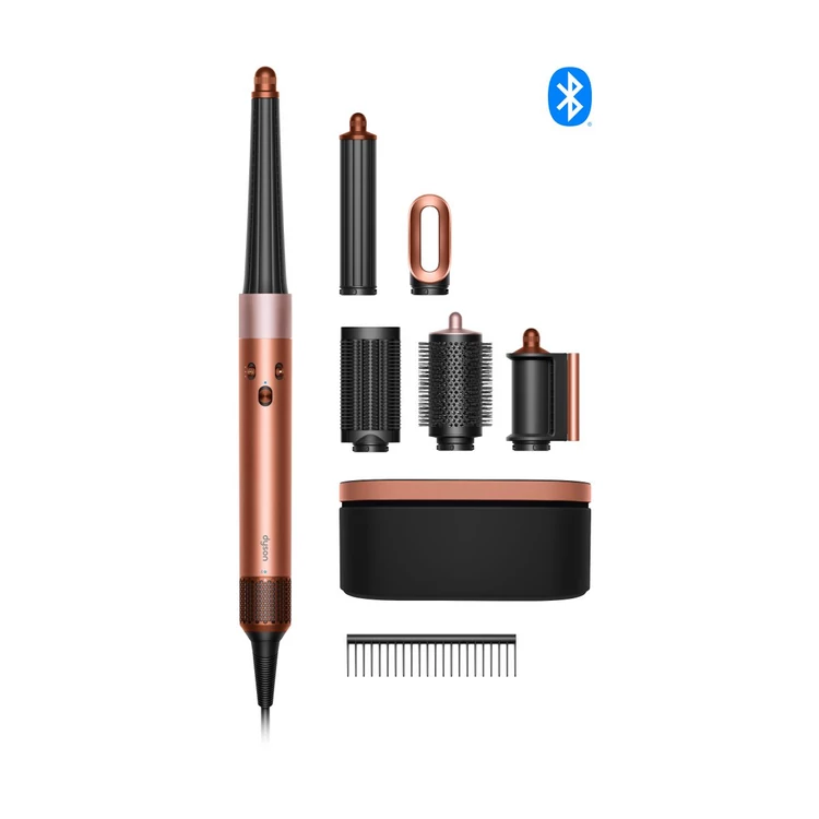 Dyson Airwrap i.d.™ Straight+Wavy multifunkciós hajformázó-szárító (Amber Silk/Pink Champagne)