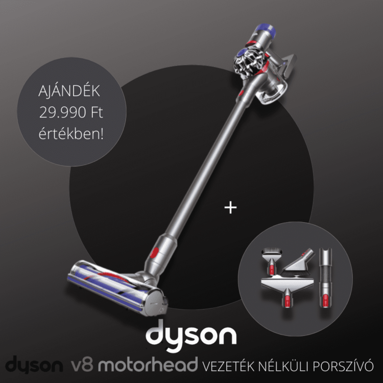 Dyson V8 Motorhead akkumulátoros porzsák nélküli álló porszívó
