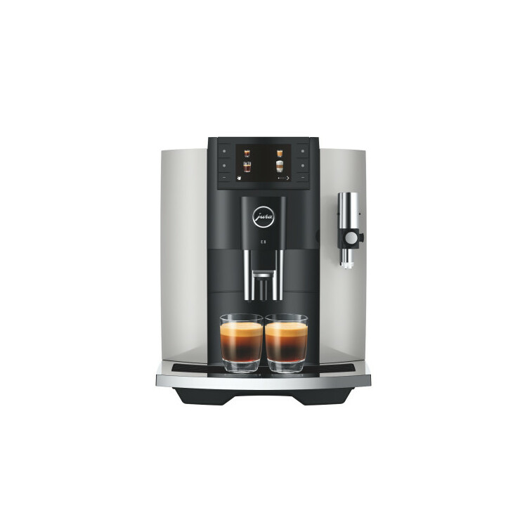 Jura E8 (EC) Platin automata kávéfőző Fekete-Ezüst