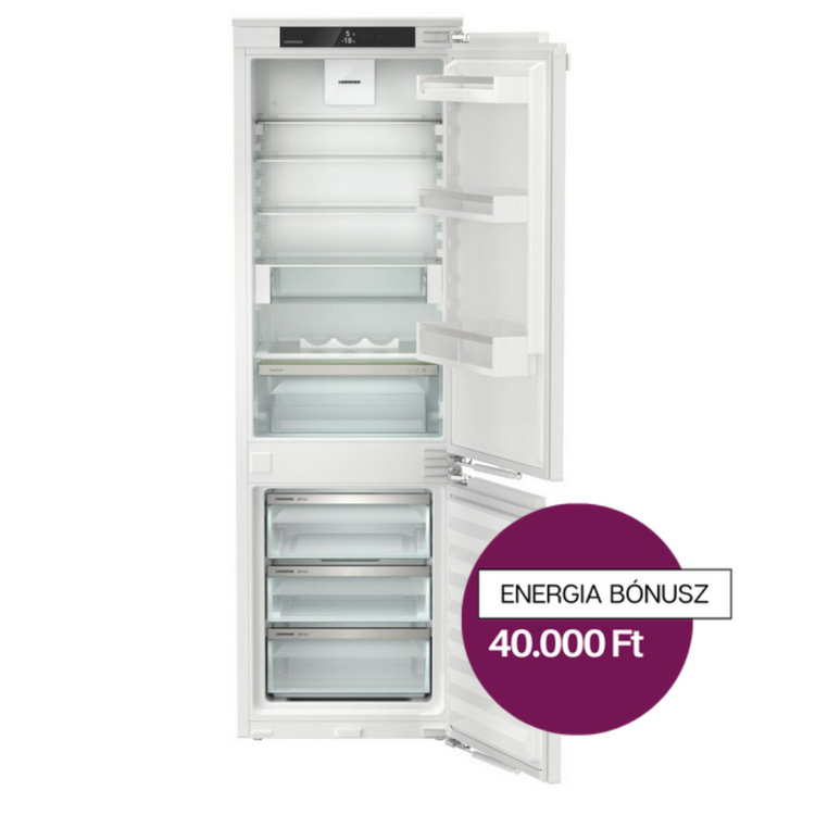 Liebherr ICNc 5123-20 Plus beépíthető kombinált hűtő-fagyasztó CSEREKÉSZÜLÉK BESZÁMÍTÁSSAL!