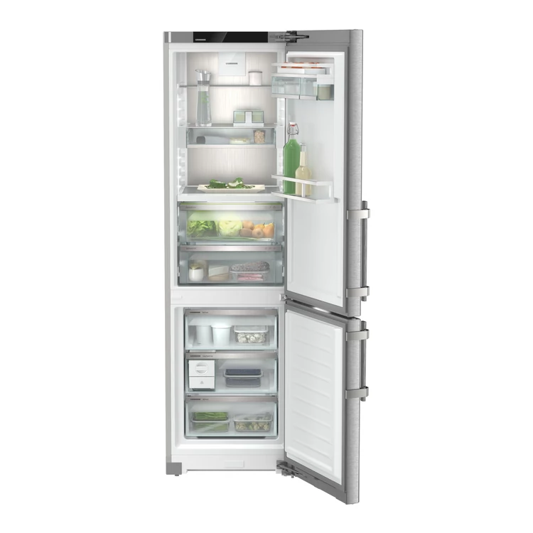 Liebherr CBNsdc 5753 kombinált inox hűtőszekrény CSEREKÉSZÜLÉK BESZÁMÍTÁSSAL!