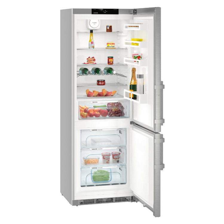 Liebherr CNef 5735 Comfort szabadonálló inox kombinált hűtőszekrény CSEREKÉSZÜLÉK BESZÁMÍTÁSSAL!
