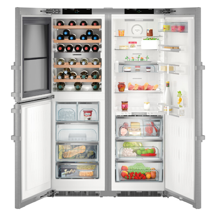 Liebherr SBSes 8496-21 Premium Side-by-side hűtőszekrény CSEREKÉSZÜLÉK BESZÁMÍTÁSSAL!
