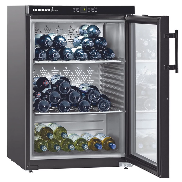 Liebherr WKb 1812-26 Vinothek szabadonálló egyajtós fekete borhűtő