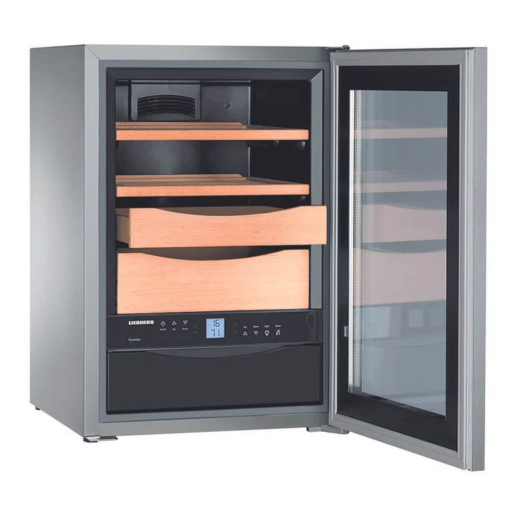 Liebherr ZKes 453 Humidor inox üvegajtós szivarszekrény CSEREKÉSZÜLÉK BESZÁMÍTÁSSAL!