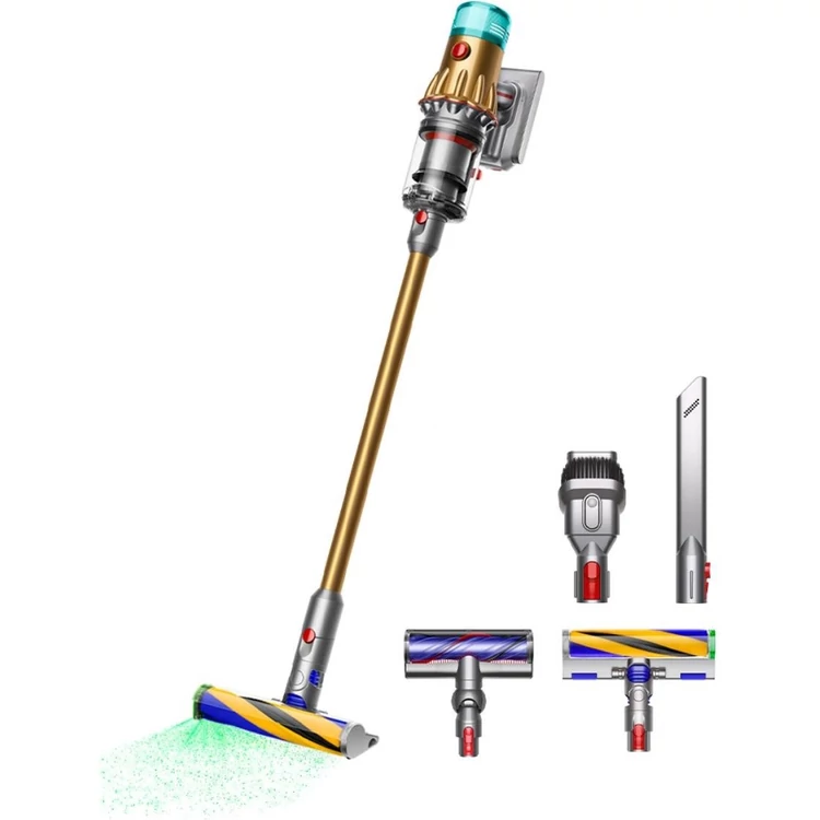 Dyson V12 Detect Slim Absolute Gold porzsák és vezeték nélküli porszívó