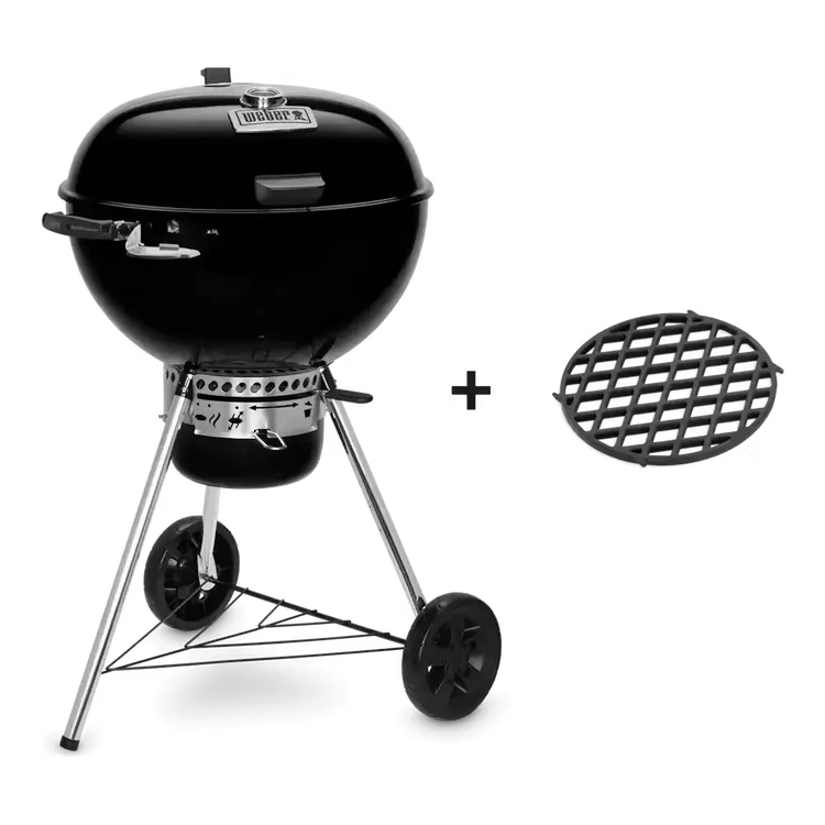 Weber Master-Touch GBS Premium E-5775 faszenes grill, 57 cm, fekete