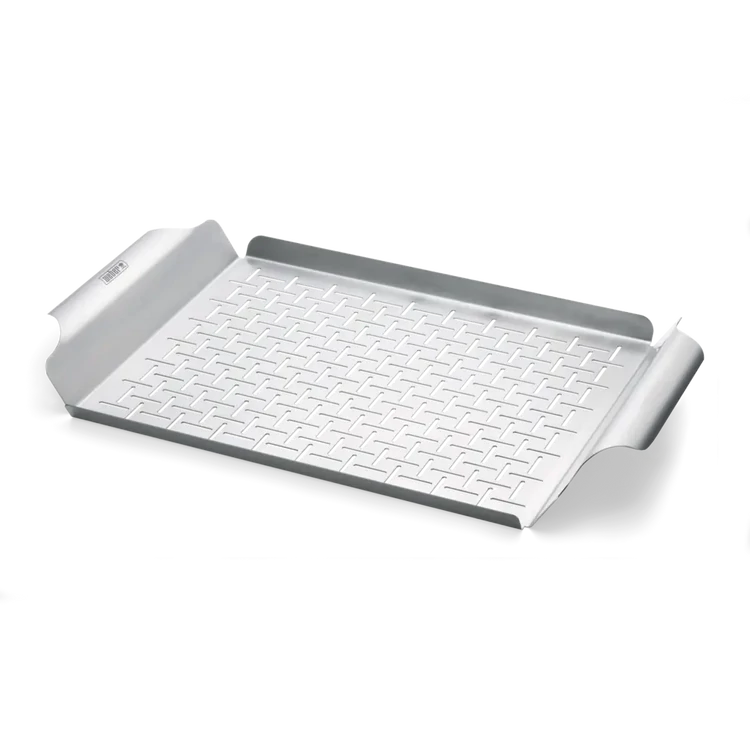 Weber Deluxe grill serpenyő, rozsdamentes acél, szögletes