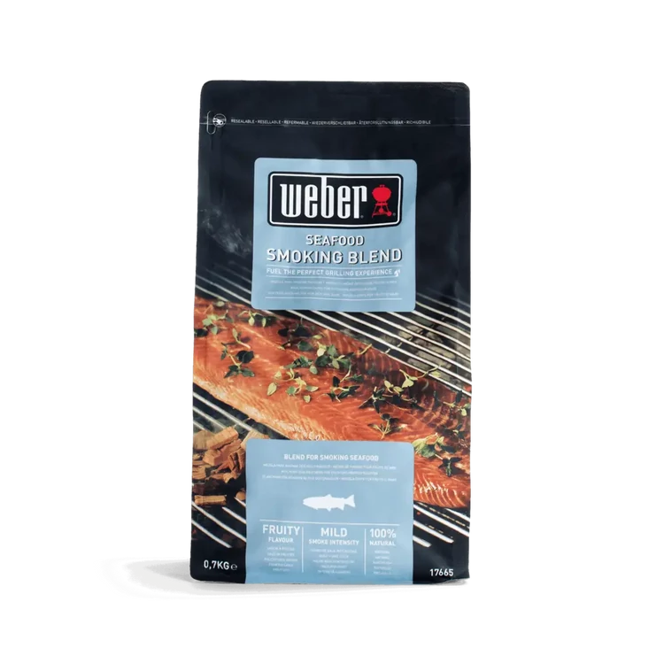 Weber füstölőfa apríték, keverék tenger gyümölcseihez, 0,7 kg