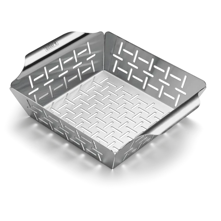 Weber Deluxe nemesacél grillező kosár, magas oldalfalú, kicsi
