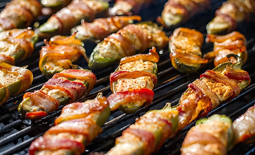 Grillezett jalapeño poppers