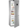 Liebherr CBNes 5778 Premium kombinált inox hűtőszekrény félig nyitott