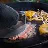 Weber hamburger húsprés, rozsdamentes acél