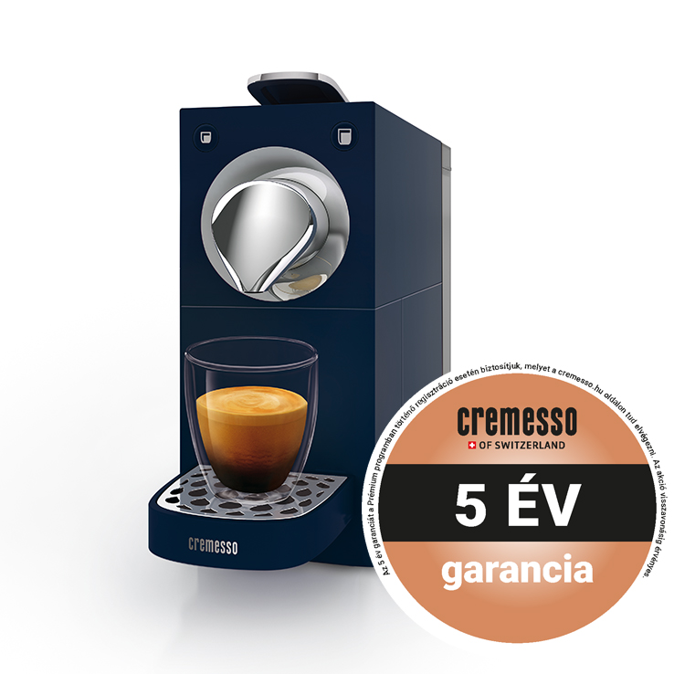 Cremesso Una Automatic Kapszulas Kavefozo Midnight Blue Kapszulas Kavefozok